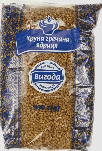 Крупа Вигода гречана ядриця 900г